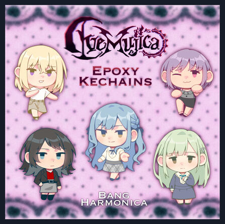 Ave Mujica keychains