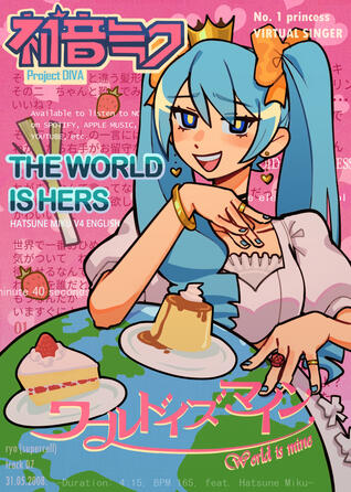 Hatsune Miku World is Mine print