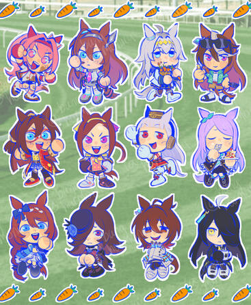 Uma Musume stickers