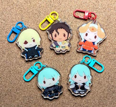 Fire Emblem: Three Houses keychains