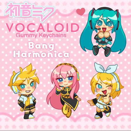 Vocaloid keychains