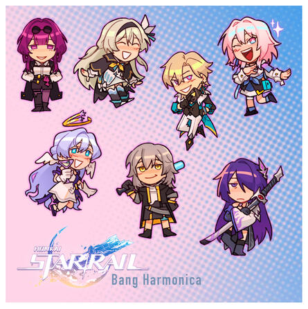 Honkai: Star Rail keychain & sticker designs