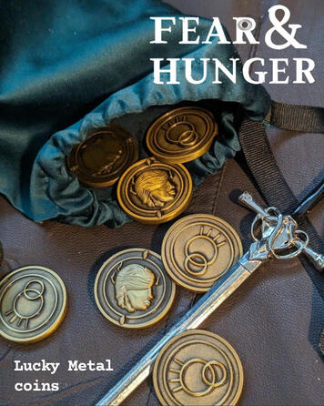 Fear & Hunger real metal coins