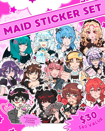 Rabutown sticker designs